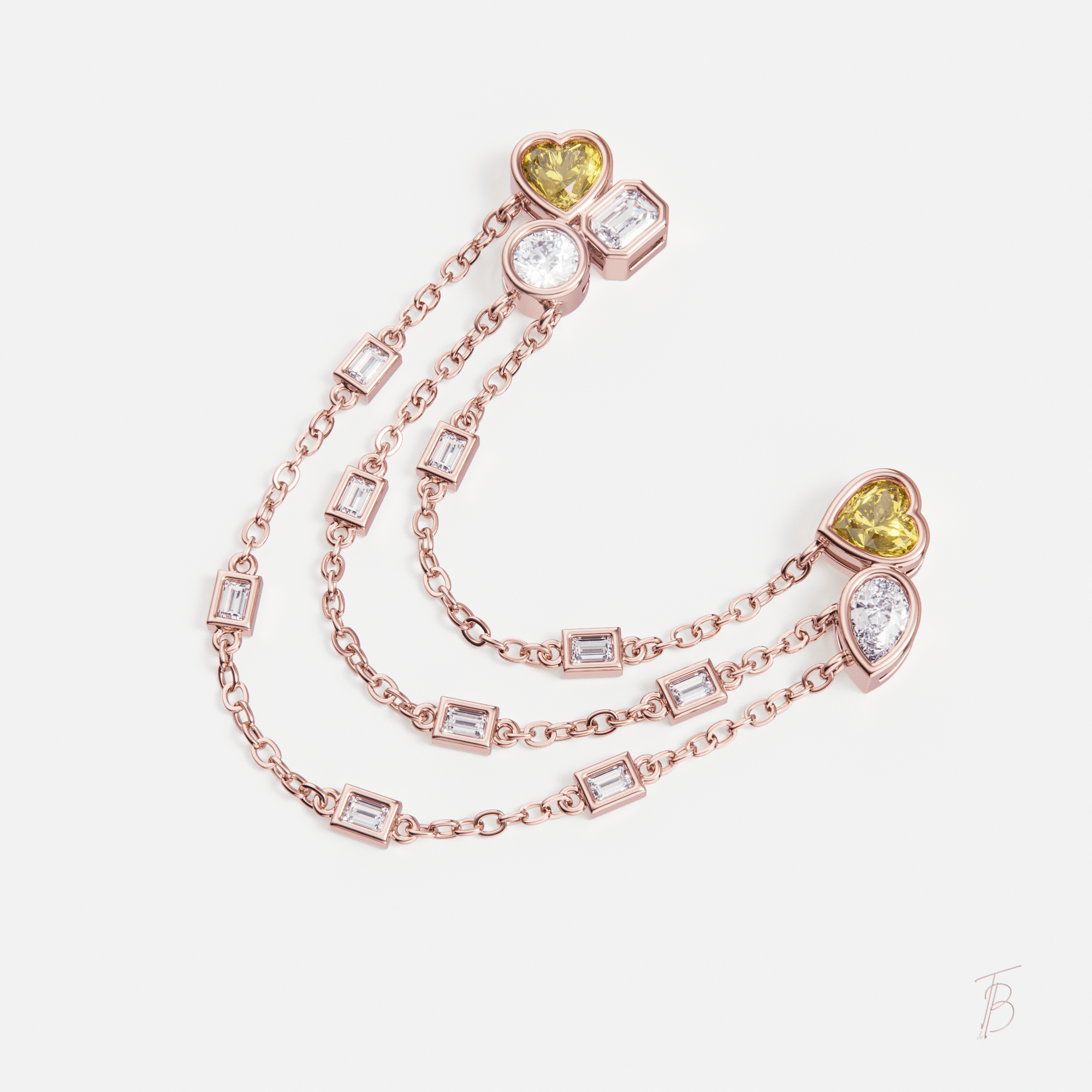 The Double Pierced Three Chains