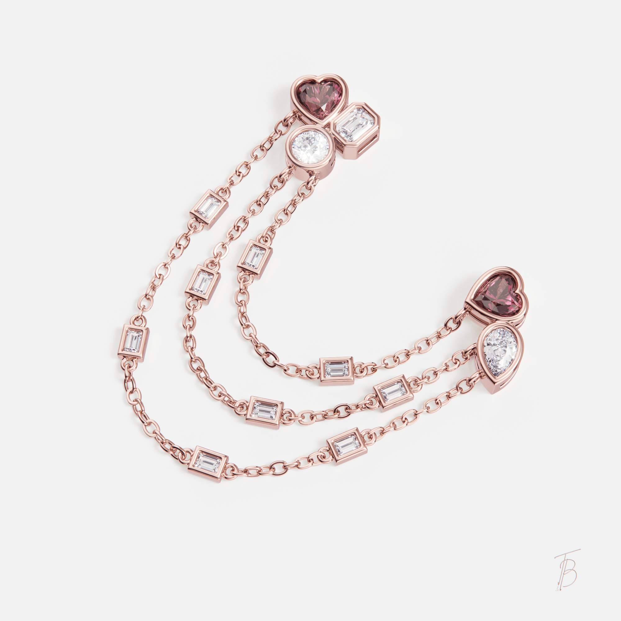 The Double Pierced Three Chains