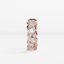 The Hoop Earrings Scattered Diamonds with Heart - Tanka&Baroque