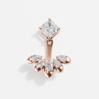 Larmes Asscher and Pear Piercing - Tanka&Baroque