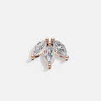 Larmes Trio Marquise Piercing - Tanka&Baroque