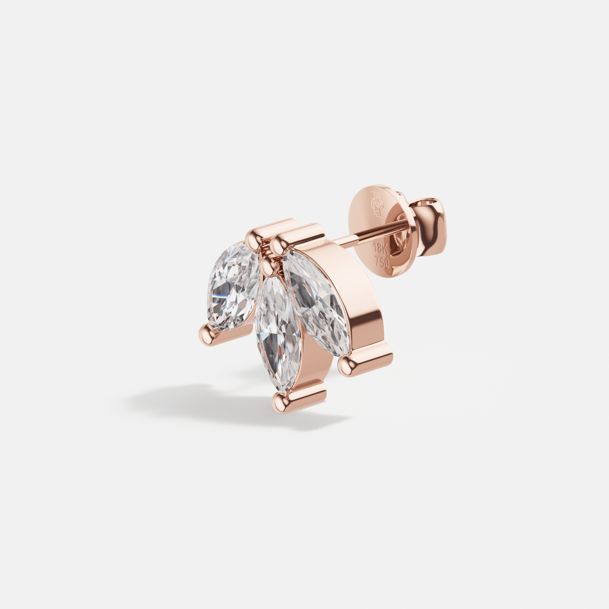 Larmes Trio Marquise Piercing - Tanka&Baroque