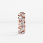 The Hoop Earrings Scattered Diamonds - Tanka&Baroque