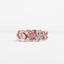 The Scattered Diamond Ring with Heart - Tanka&Baroque